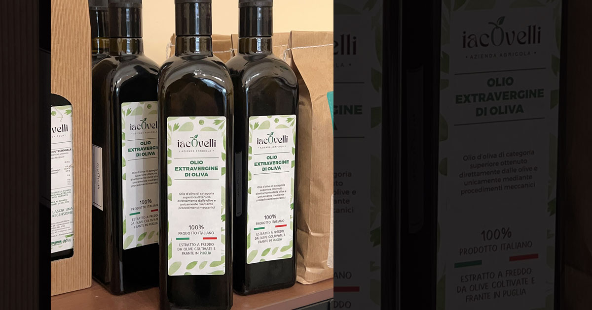 Olio Extravergine di Oliva - Vetro